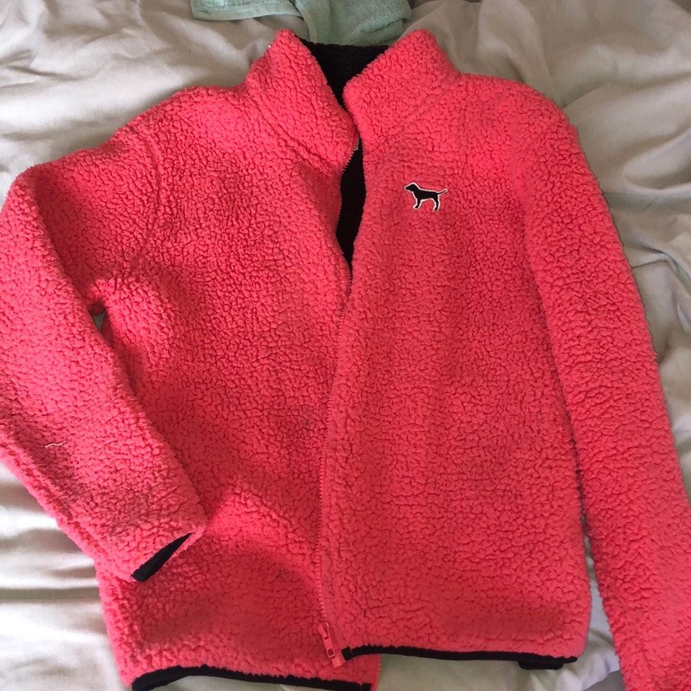 Victoria secret LOVE PINK Sherpa jacket